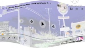 I walk to burger King effects sponsors by horrid Henry