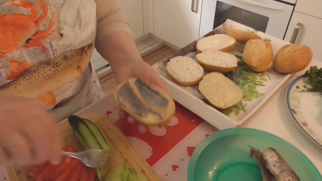 Булочки с селедкой  Домашняя еда Кухня Рецепты