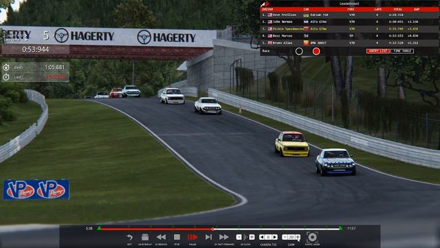 Assetto Corsa Offline Race Lime Rock in Vintage under 2.5 liter Trans Am смотреть онлайн