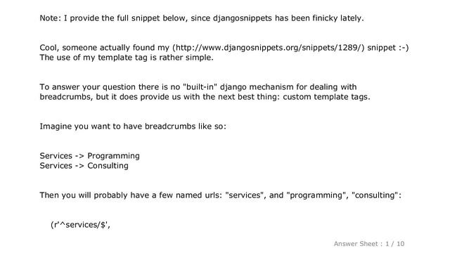 Django : How to implement breadcrumbs in a Django template?