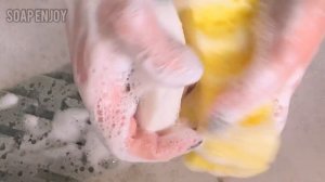 🎙️Asmr video🎙️Baby soap🍼Мыление детского мыла🧼