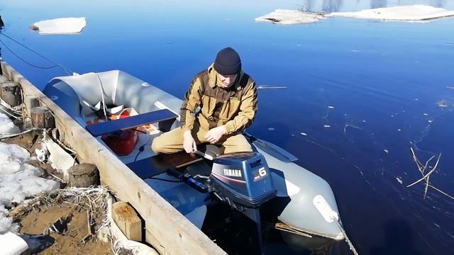 Дача. Первый выход на воду в этом сезоне.