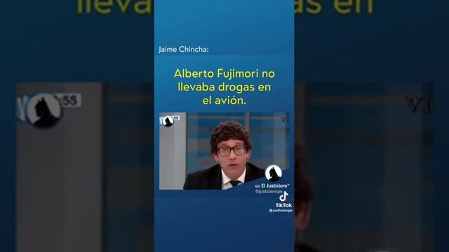 Fujimori NO llevaba drogas en el avión Presidencial.