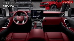 2024 Land Cruiser Prado 250 - INTERIOR Preview of the New Toyota LC J250