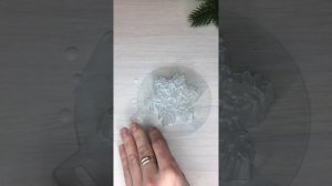 Снежинка из мыла/ пластиковые формы для мыла/ мыловарение / мастер класс/ обработка перламутром