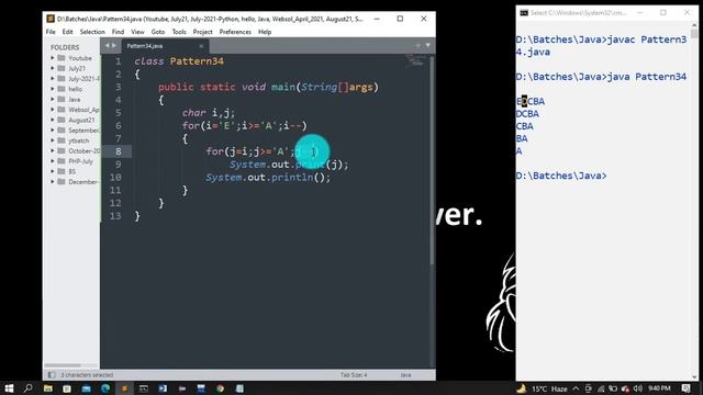 Pattern program in java in hindi смотреть онлайн