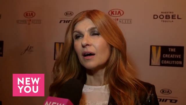 Connie Britton Talks to Ashley Hume at the Creative Coalition Spotlight Awards