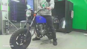 Мотоцикл naked bike нэйкед Honda APE 50 рама AC16 minibike мини-байк гв 2008 пробег 29 т.км синий