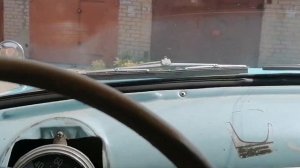 Запуск Москвича 403 после 2х летнего простоя, испытание шестилопастного вентилятора на Москвиче 412