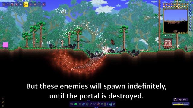 Terraria mod that introduces Nether from Minecraft... ..on Shadows of Abaddon