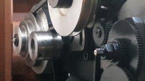 Нарезание левой резьбы на токарном станке MetalMaster MML 2550 (250×550)