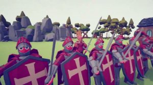 KNIGHTS vs DARK ARMY | TABS - Totally Accurate Battle Simulator