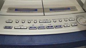 PANASONIC RX-ED50 Portable Stereo CD Radio Double Cassette Boombox