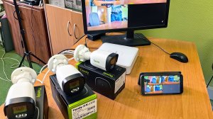 Комплект видеорегистратор HiWatch + 3 уличные камеры Tiandy 2Мп
