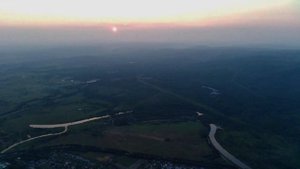 Город Зея с высоты 800 метров