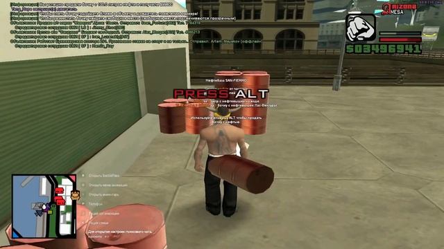 ТОПОВЫЙ ЗАРАБОТК ВОЗИТЬ НЕФТЬ на ЛОДКАХ на АРИЗОНA РП в GTA SAMP (arizona rp) смотреть онлайн