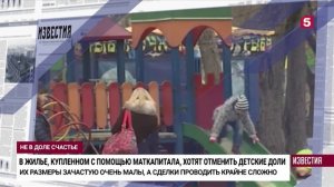 В Госдуме предложили отменить доли детей в квартирах с маткапиталом
