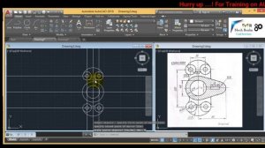 Autocad Drawing Tutorial -7 for beginner in Hindi || Mech Realm || Mech Realm Cad Service