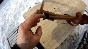 Восстановление старого бура для зимней рыбалки