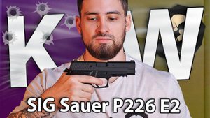 Страйкбольный пистолет KJW SIG Sauer P226 E2 (6 мм, GBB, Gas) видео обзор