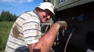 Снимаем Ураловский двигатель с ЗИЛ 10х10! Новый поворот.We remove the Ural engine from the ZIL 10x1