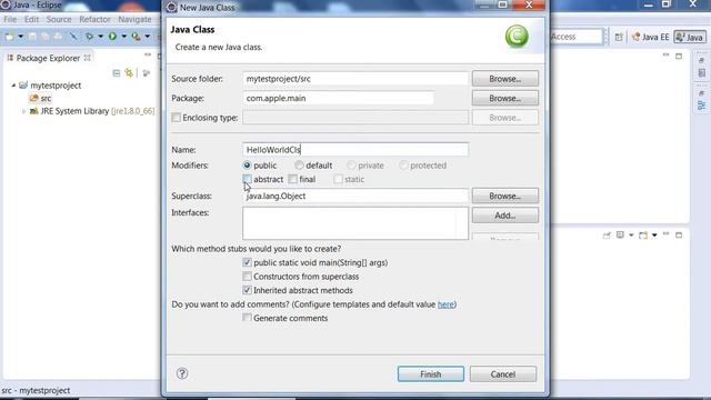 Java Tutorials - Eclipse - Freshers - Begginers - Hello World