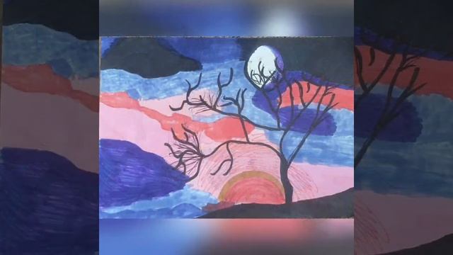 Иллюстрации воспитанников воскресной школы к 103 псалму царя Давида смотреть онлайн