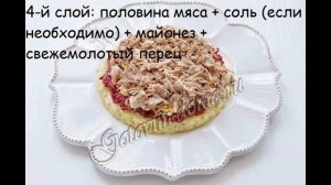 Рецепты салатов:Салат "Шапка Мономаха"