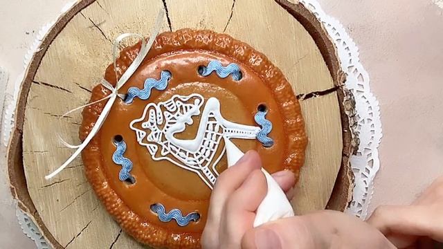 Пряник с вологодским кружевом, #новогоднийподарок, мастеркласс