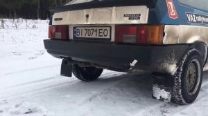Звук прямоточного выхлопа и паука 4-2-1 Stinger. 1.6 8кл