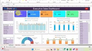 Interactive Sales Dashboard in MS Excel