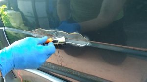 Цинкор. Mitsibishi Outlander I. Убираем ржавчину.