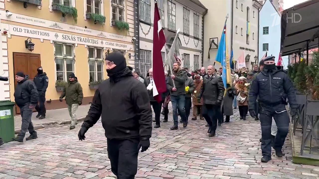 В Риге прошло традиционное шествие в честь латышских легионеров СС