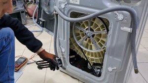 Стиральная машина Haier не греет воду, выдаёт ошибку err4! Как заменить тен?