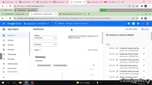 Master Jenkins & Google Cloud: CICD Pipeline Automation & Google App Engine Version Management смотреть онлайн