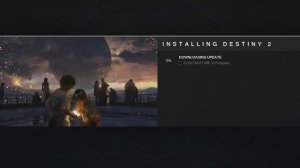 Destiny 2 downloading update inside the game error.