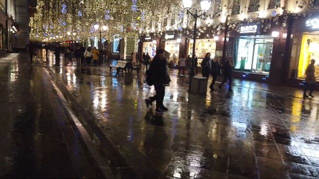 Никольская улица. Главная достопримечательность Москвы.Яркость и Красота вечерней Москвы.