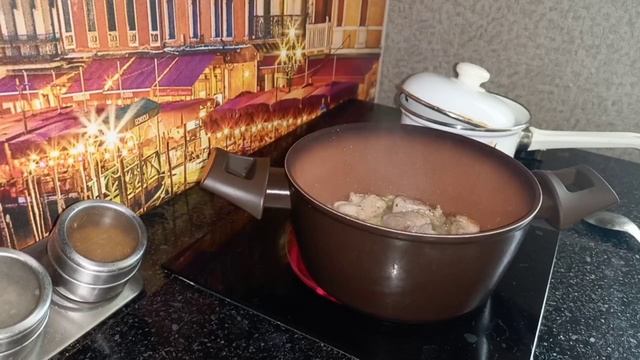 Готовим ужин. Картошка с мясом