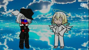 Анекдот| Русский, Немец и Американец в Чистилище|Countryhumans meme|Читать описание|Gacha club