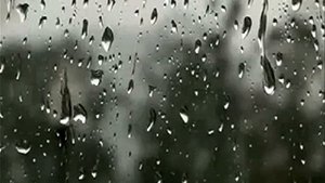 Футаж-Капли дождя на стекле