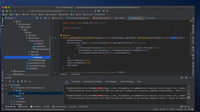 Demo of a Java EE application on Docker with Vaadin 14 смотреть онлайн