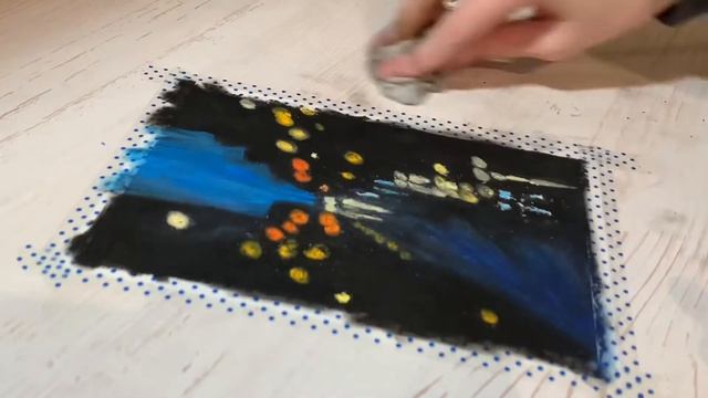 Лёгкий рисунок масляной пастелью / oil pastel painting смотреть онлайн