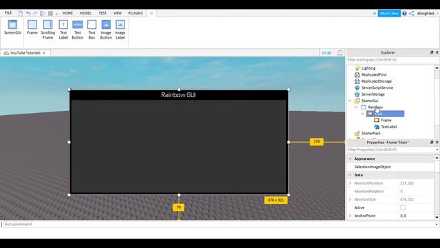 How to make a Rainbow GUI | Roblox Studio 2020
