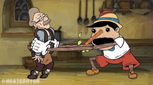 Загадывая желание на звезду (Пиноккио на русском языке) When you wish upon a star. MeatCanyon