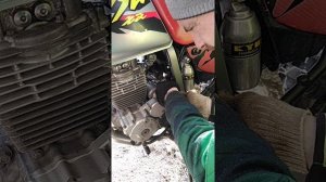 Honda xr250 Baja. Хрюндель на продажу. Первый пуск