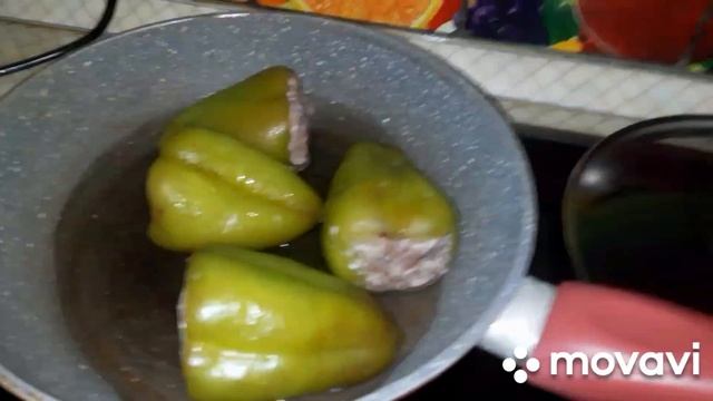 Фаршированные перцы мясным фаршем.