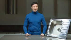 Мойка из нержавейки с крылом для маленькой кухни