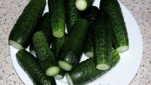 Малосольные огурчики в пакете