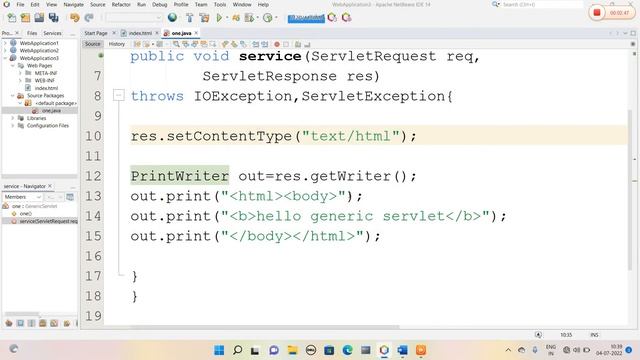 Servlet, Generic Servlet, Http Servlet & Servlet Life Cycle смотреть онлайн