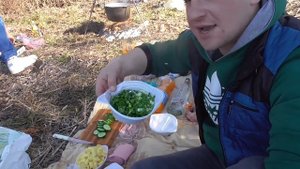 VLOG: ВАРИМ РЫБАЦКУЮ УХУ НА ПРИРОДЕ! УХА НА КОСТРЕ !!!